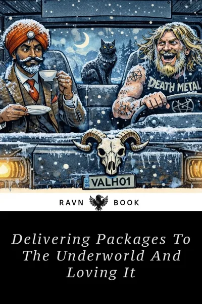Book cover for Delivering Packages To The Underworld And Loving It Norse Stories